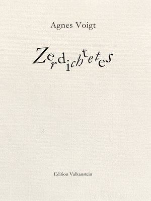 cover image of Zerdichtetes